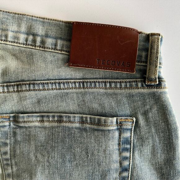 Tecovas Men's Straight Jeans - Light Blue - Picture 3 of 12